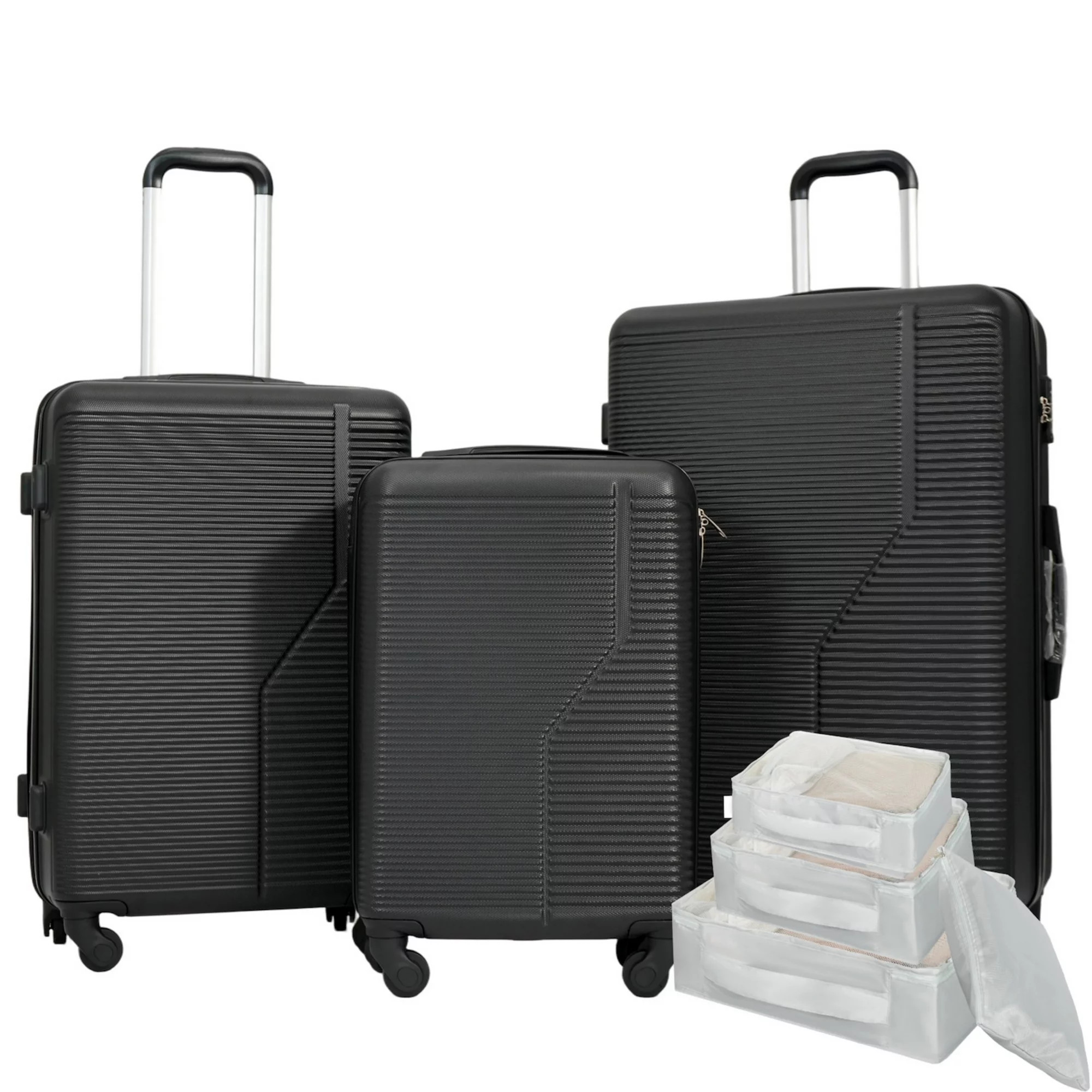 7-Piece Lightweight Luggage Set with Spinner Wheels and TSA Lock | Kohl's