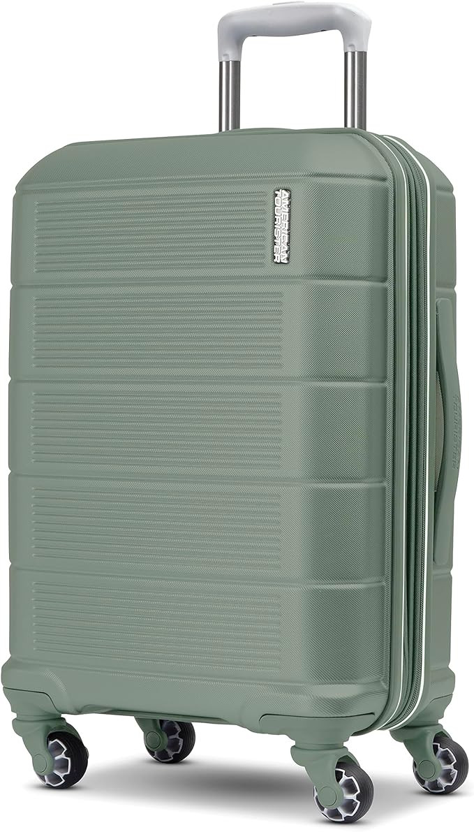 American Tourister Stratum 2.0 Expandable Hardside Luggage with Spinner Wheels, Carry-On, Jade Gr... | Amazon (US)