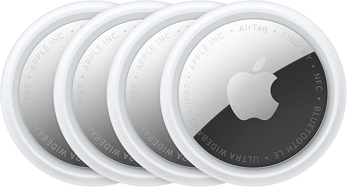 Apple AirTag (2nd Generation) - 4 Pack: Tracker for Keychain, Wallet, and More; Locator with Soun... | Amazon (US)