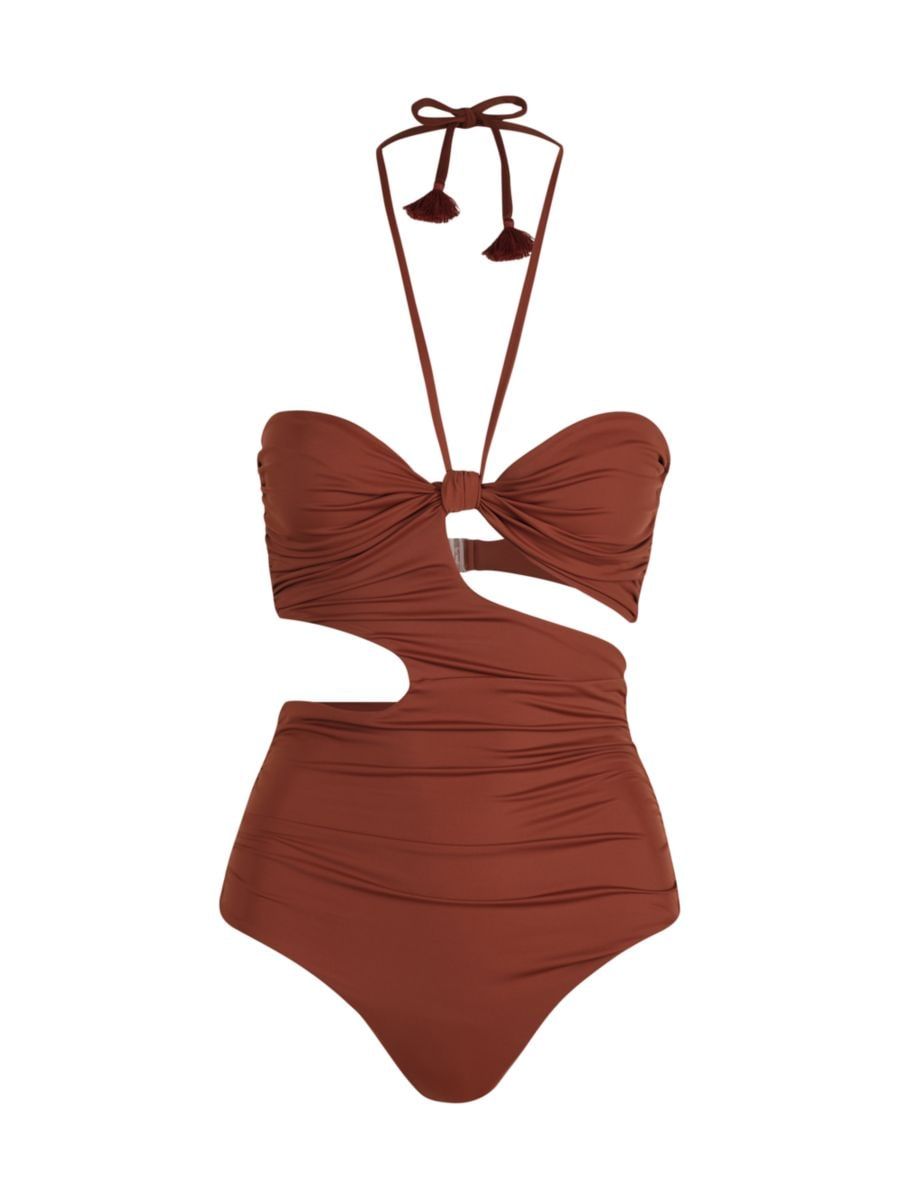 Olapa Cut-Out One-Piece Swimsuit | Saks Fifth Avenue