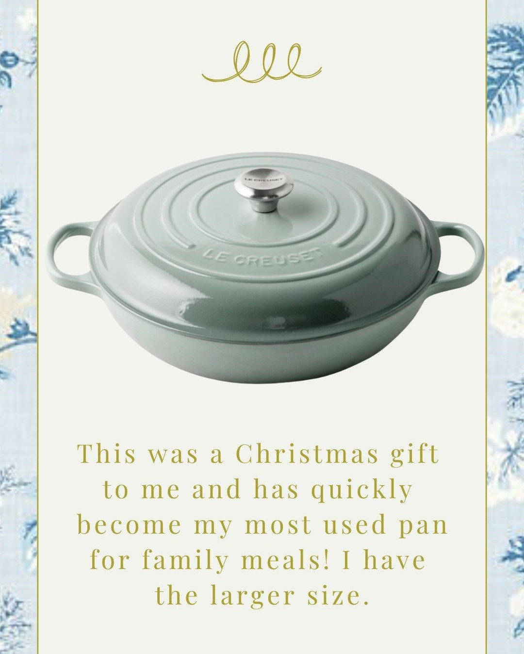 5 qt Le Crueset Braising Pan has become my go-to pan for cooking for my large family.

#kitchen #mealprep #cookware #traditionalhome #southernhome 

 #LTKfoodie #LTKHome