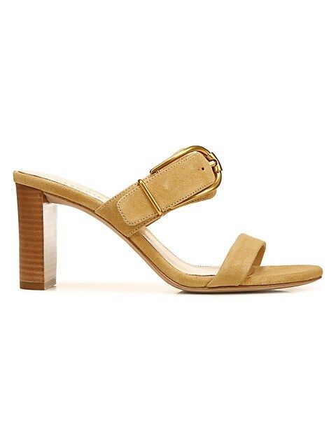 Griddley Suede Buckle Mules | Saks Fifth Avenue