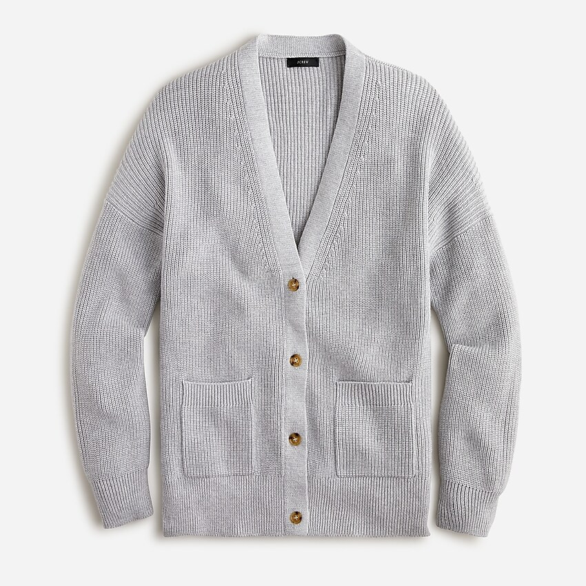 V-neck cotton-cashmere cardigan sweater | J. Crew US