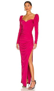 MAJORELLE Sweetheart Gown in Berry Red from Revolve.com | Revolve Clothing (Global)