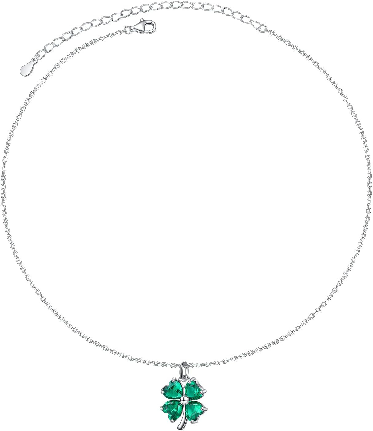 S925 Sterling Silver Choker Short Dainty Necklace Infinity Pearl Heart Bead Butterfly Sun Handcuf... | Amazon (US)