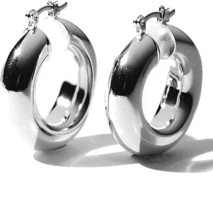 Aubree Small Hoop Earrings | Nordstrom