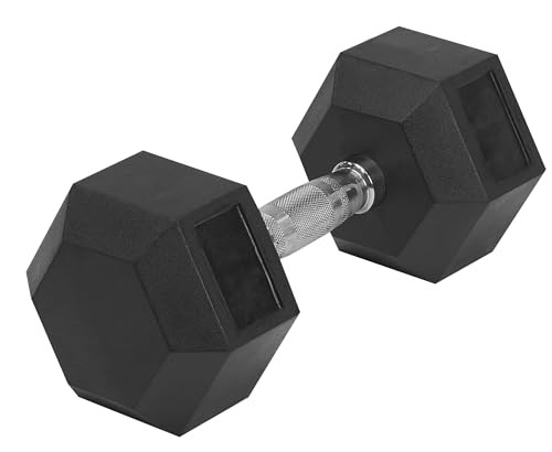 Hex Rubber 45Lb Each Dumbbell (1 Dumbbell) | Amazon (US)