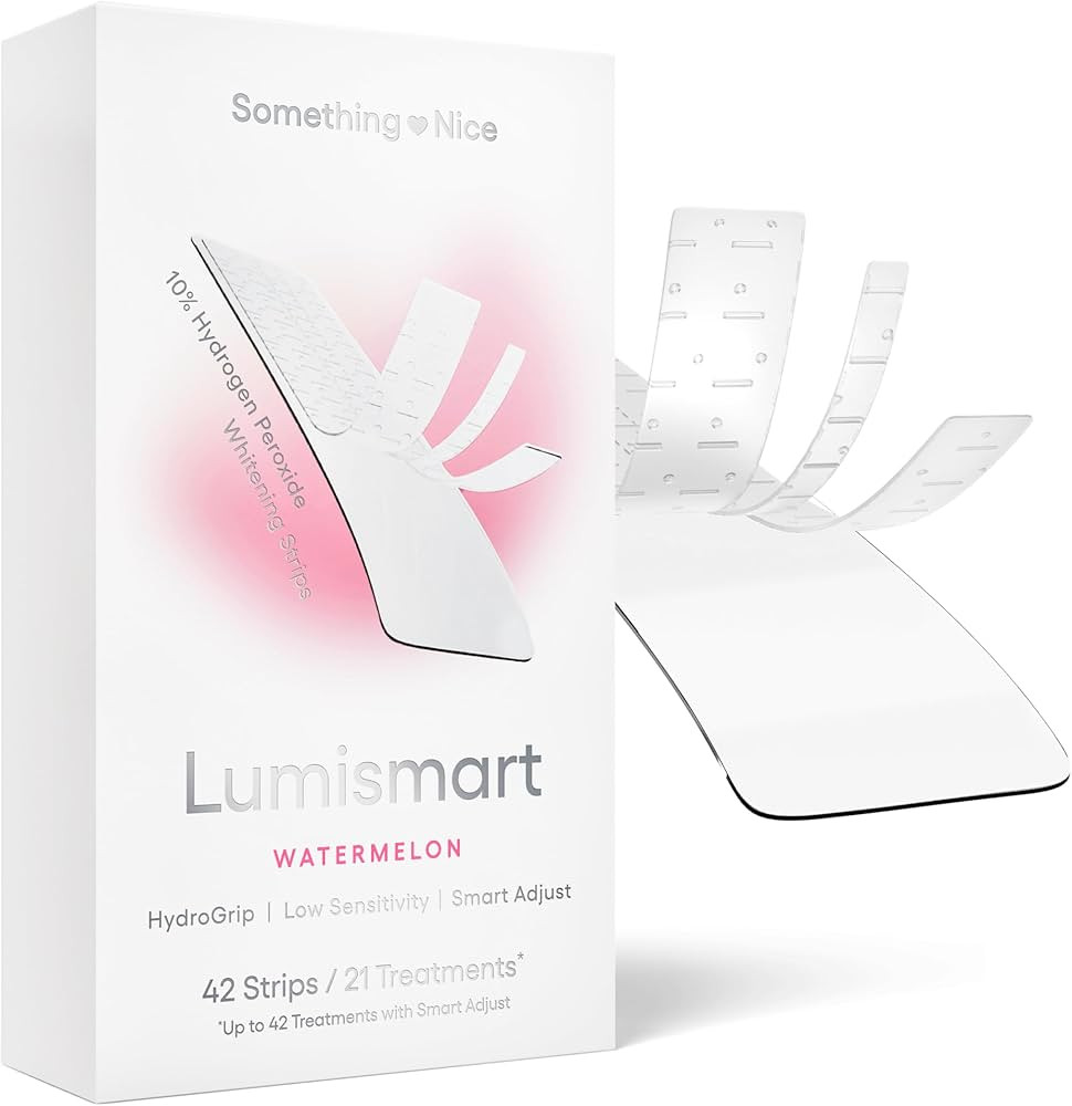 Something Nice Lumismart Whitening Strips - Dentist-Designed, Enamel Safe, up to 42 Treatments wi... | Amazon (US)