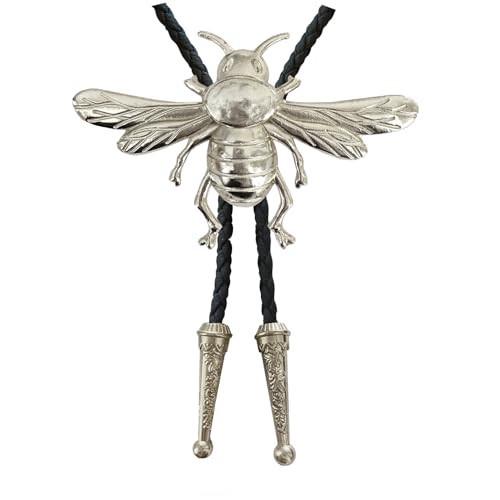 Daisy Del Sol Silver Bolo Tie (Black, Bee) | Amazon (US)