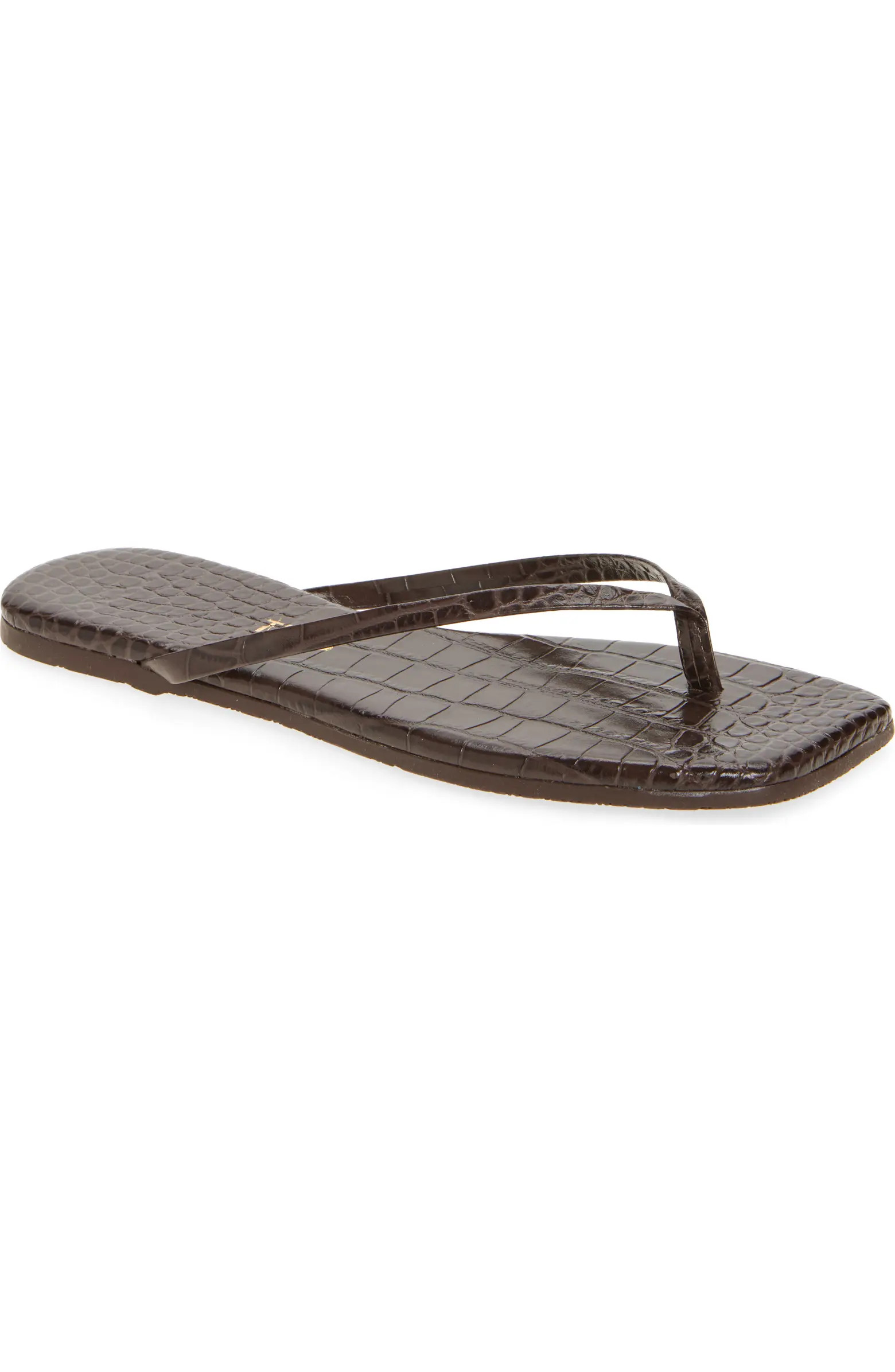 Lily Square Toe Flip Flop (Women) | Nordstrom