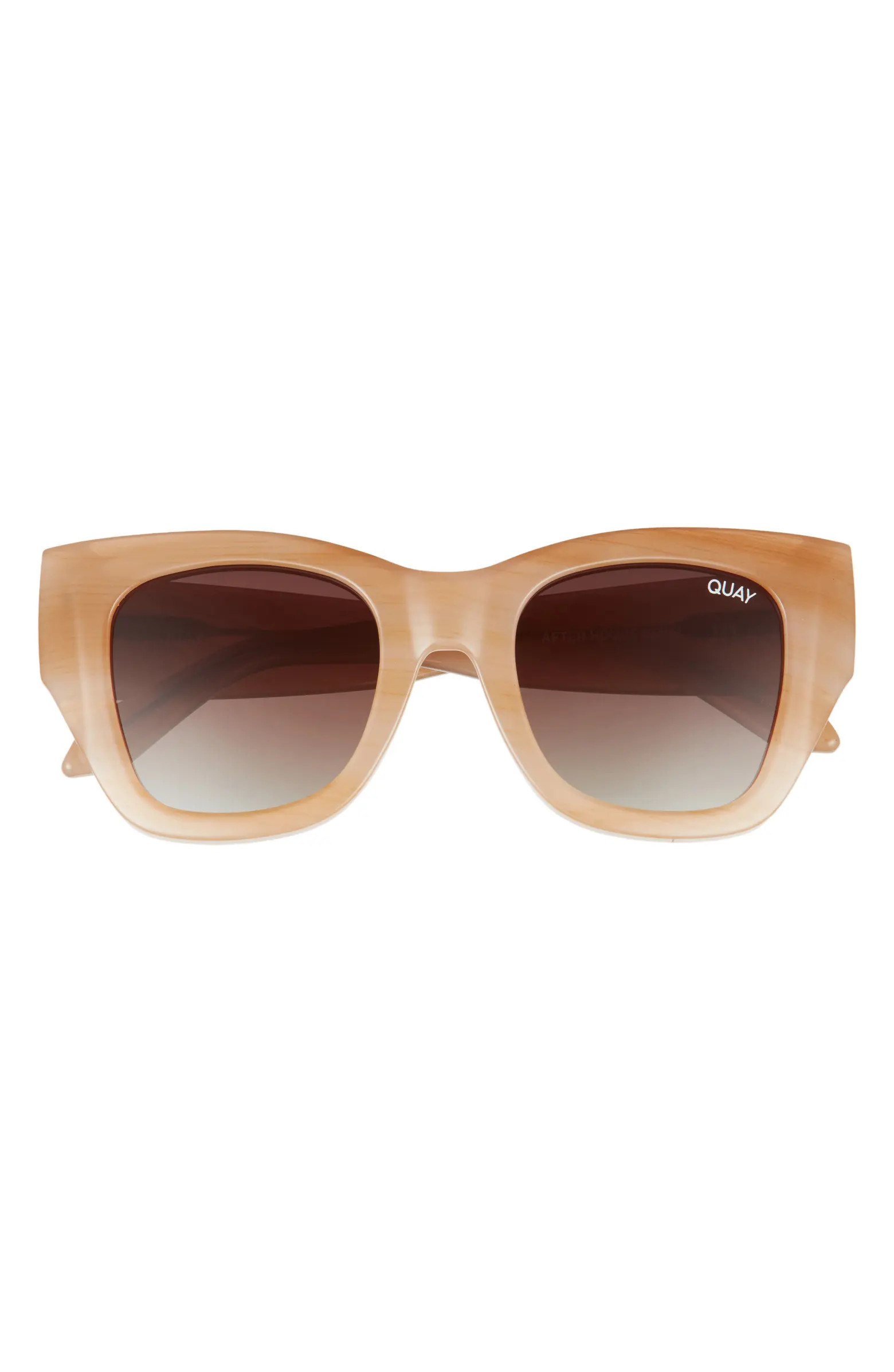 Quay Australia After Hours 50mm Polarized Square Sunglasses | Nordstrom | Nordstrom