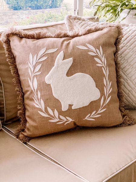 Bunny pillow for under $15
#walmartfinds

#LTKhome #LTKfindsunder50 #LTKstyletip