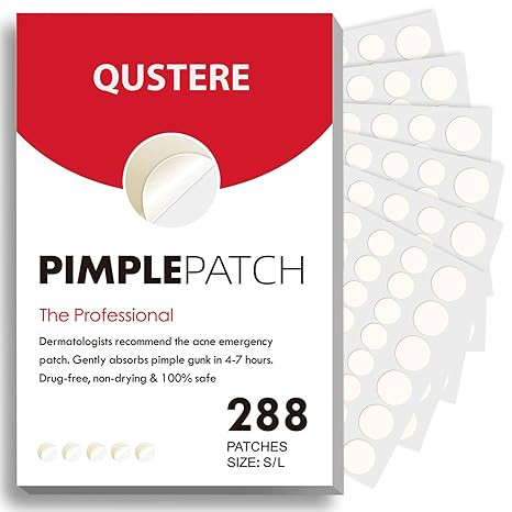 Pimple Patches for Face, Hydrocolloid Acne Patches, Cute Round Shape Zit Covers, Spot Stickers wi... | Amazon (US)
