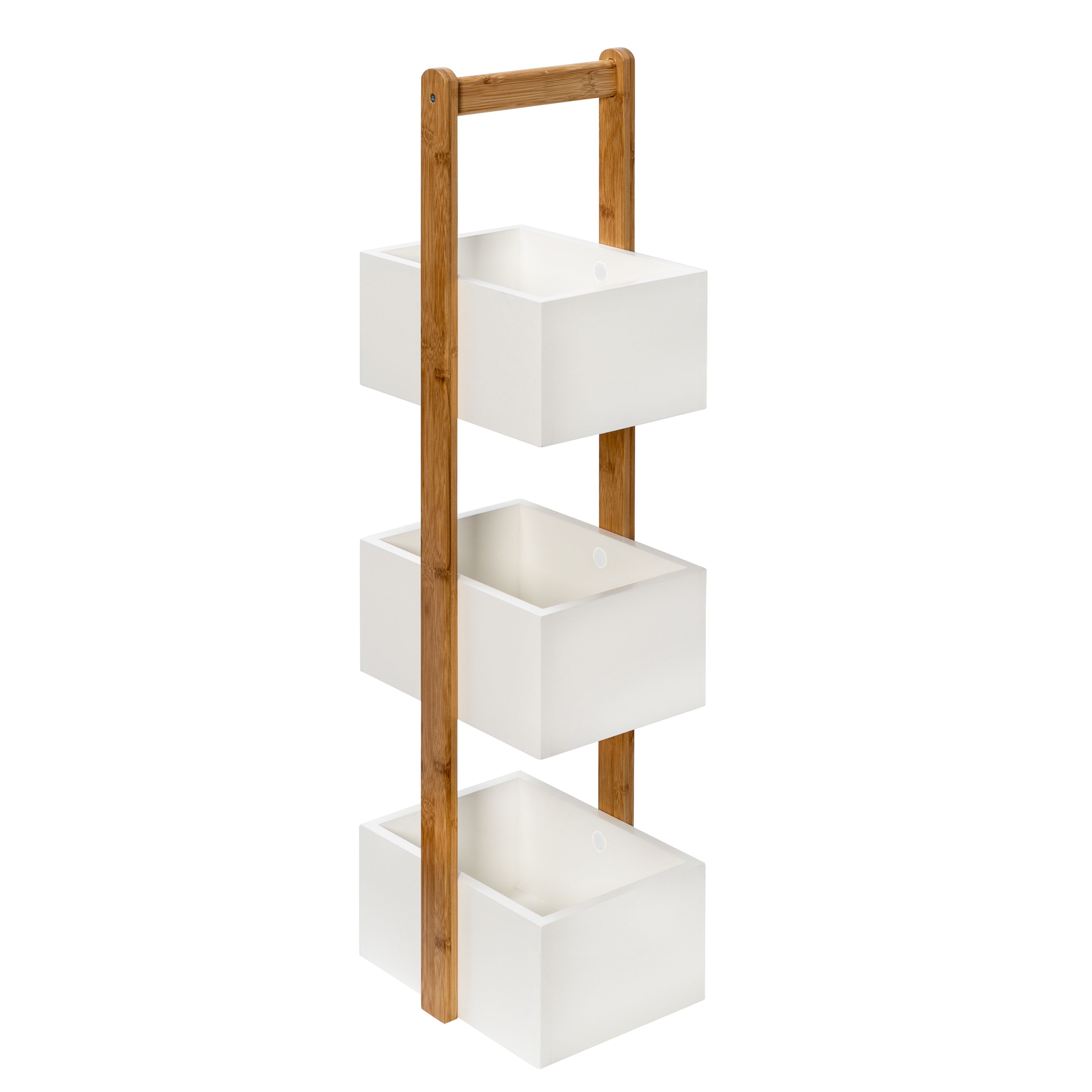 3-Tier Bathroom Storage Caddy, White | Walmart (US)