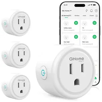 GHome Smart Plug, WiFi Smart Plugs Work with Alexa and Google Home, Smart Outlet Timer with APP R... | Amazon (US)