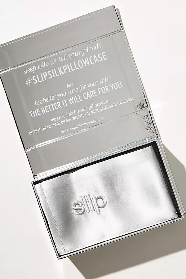 Slip Silk Pillowcase By Slip in Silver | Anthropologie (US)