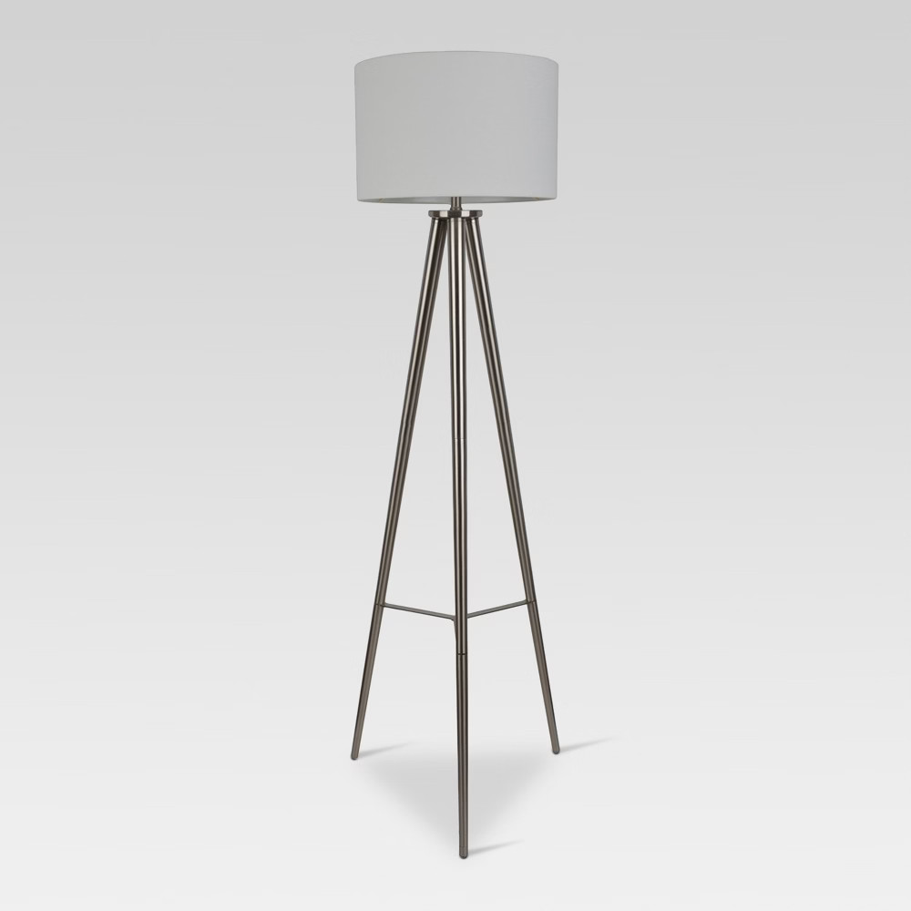 Delavan Metal Tripod Floor Lamp Nickel - Project 62 | Target