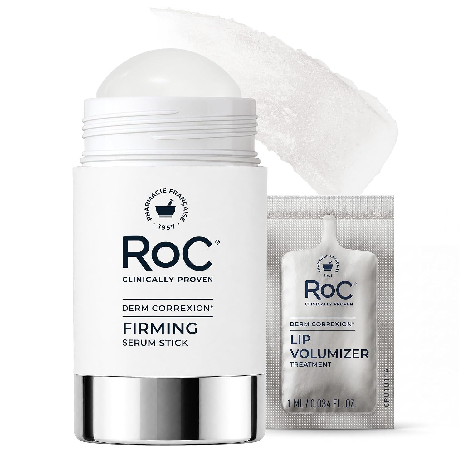 RoC Derm Correxion Advanced Retinol Firming Serum Stick with Antioxidants to Visibly Tighten and Firm Wrinkles and Laugh Lines, 1.0 oz with Retinol Eye Cream Packette | Amazon (US)