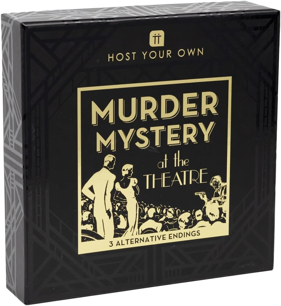 Talking Tables Reusable Murder Mystery Dinner Party Game Kit 1920s Theatre Themed Host Your Own G... | Amazon (US)