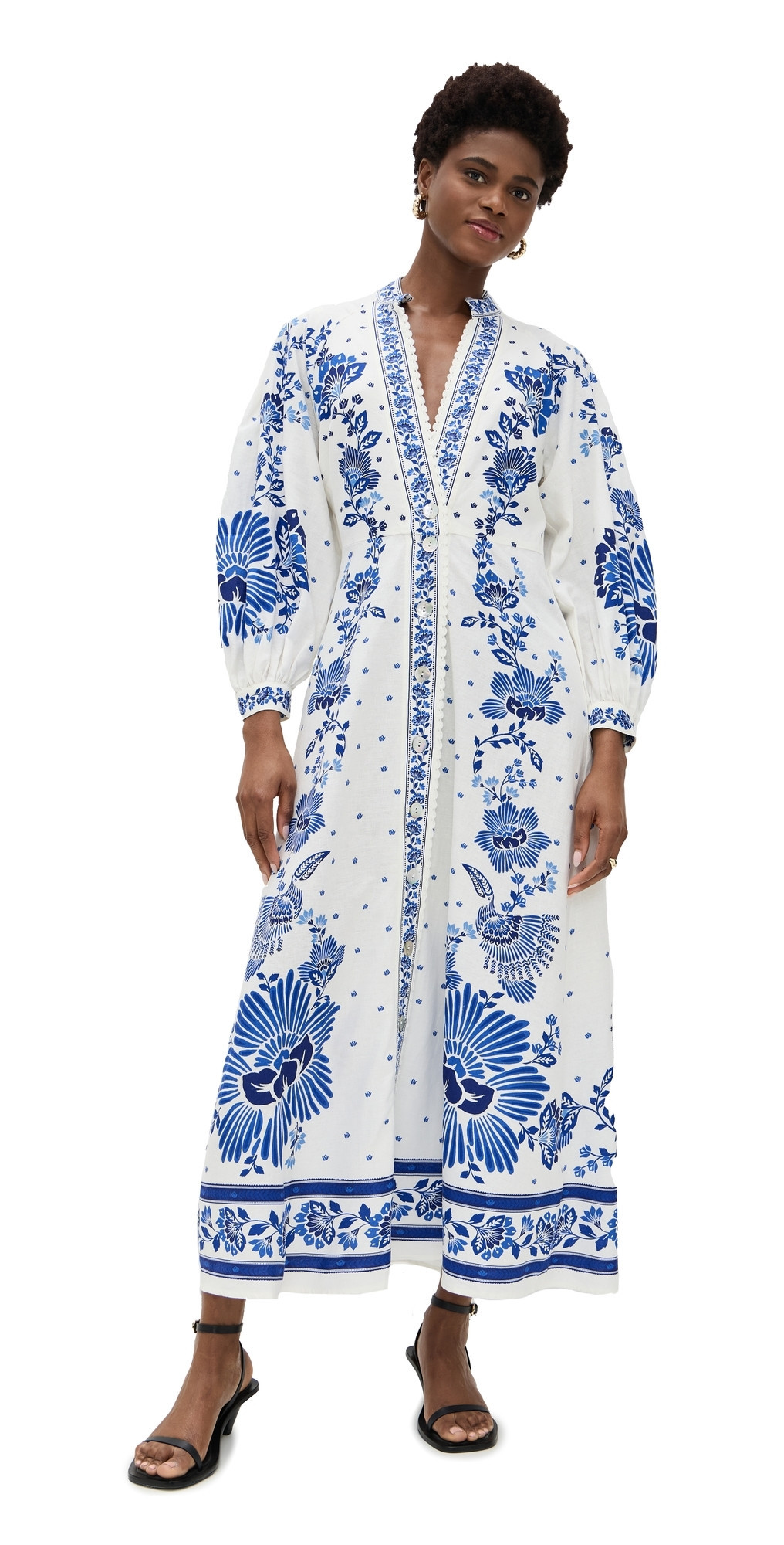 FARM Rio Exclusive Dress Forest Soul Off-White XL | Shopbop