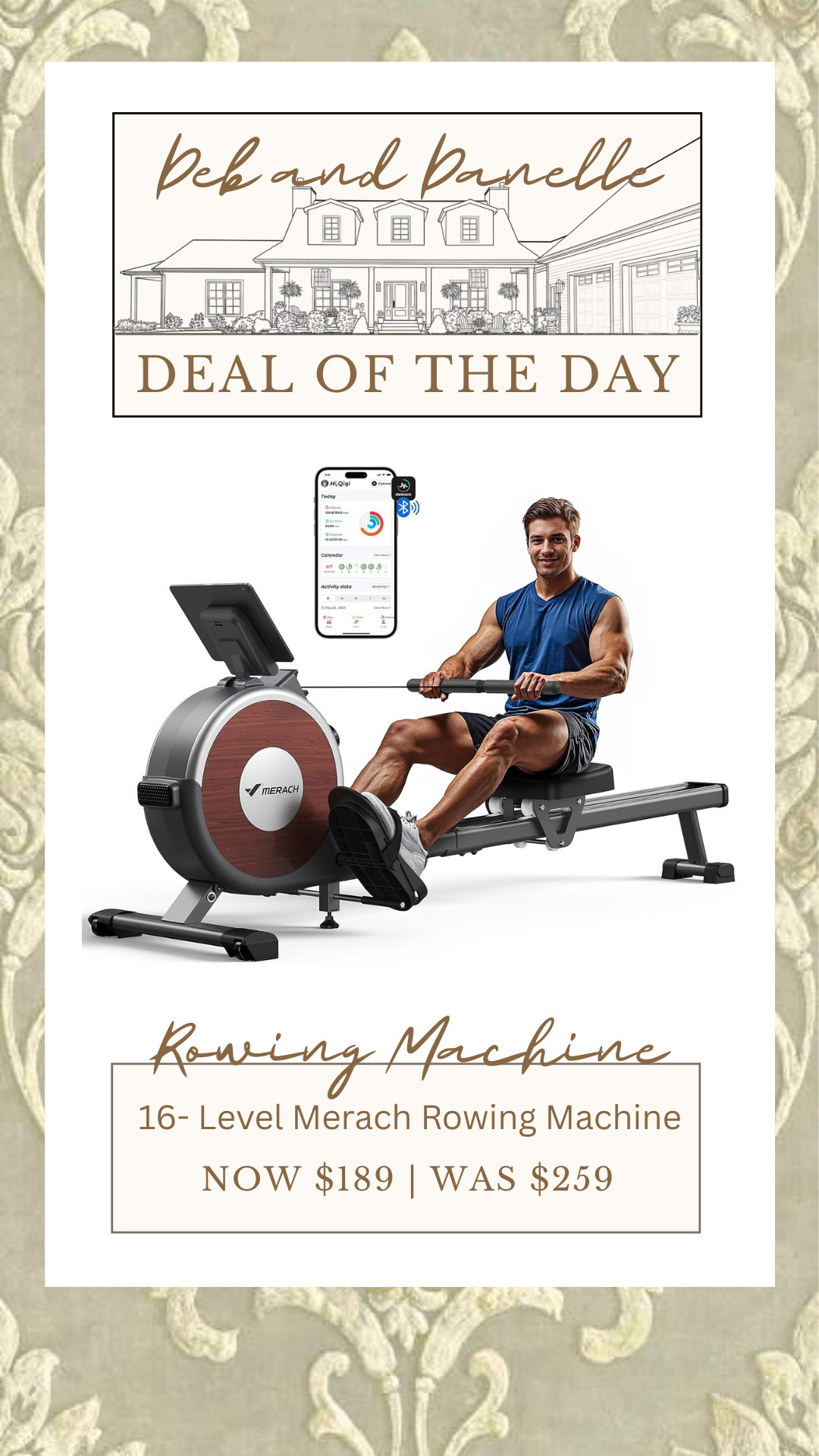 Merach's rowing machine is currently 27% off on Amazon! It has 16 levels of resistance and has a 350-lb weight capacity.  

 #LTKActive #LTKSaleAlert