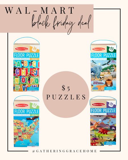 These Melissa & Doug floor puzzles are a hit here! They do them over & over! Major sale right now! 

#LTKkids #LTKSeasonal #LTKHoliday