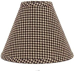 Home Collection by Raghu Newbury Gingham Black Lampshade 14" | Amazon (US)