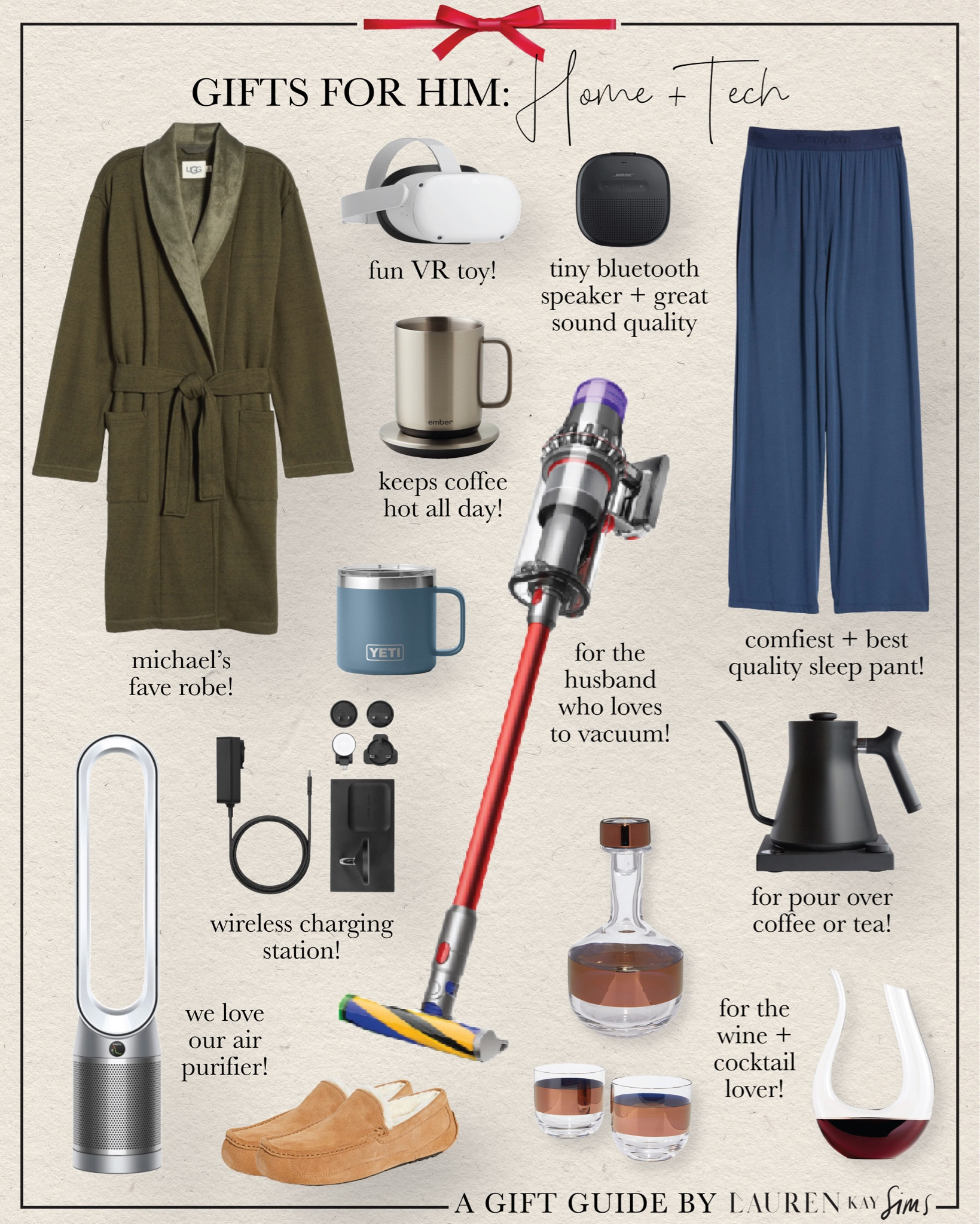 gifts for him: home + tech #mensgiftguide 

#LTKHoliday #LTKGiftGuide #LTKmens
