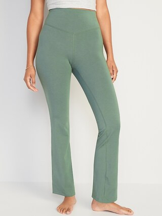 Extra High-Waisted PowerChill Hidden-Pocket Slim Boot-Cut Pants for Women | Old Navy (US)