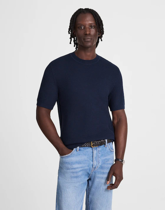 Zig-Zag Stitch Sweater Tee | Madewell