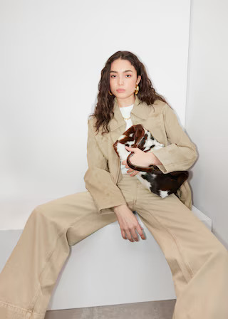 Cow-Print Leather Tote | & Other Stories UK