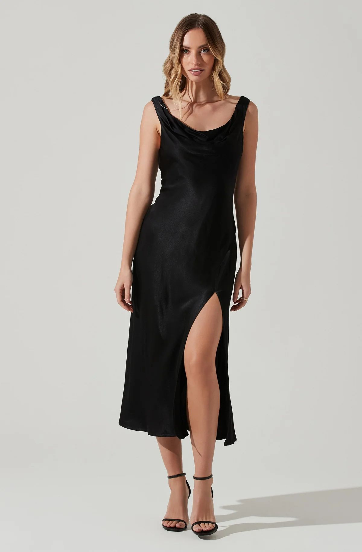 Cristella Satin Midi Dress | ASTR The Label (US)