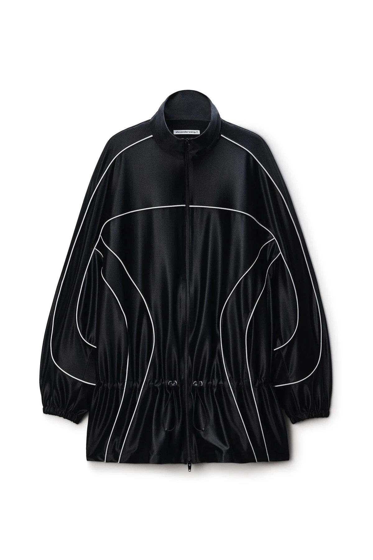 Drop Waist Parka Dress With Reflective Piping | Alexander Wang US