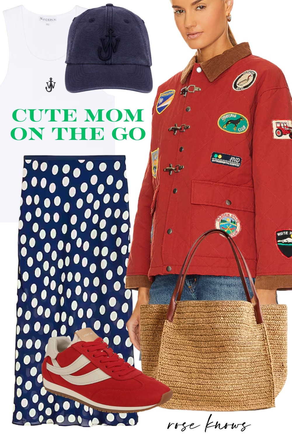 Need this he Anderson tank top and navy base all hat! 
Such a great look for that mom on the go or anyone really! 

#LTKFindsUnder100 #LTKTravel #LTKWorkwear