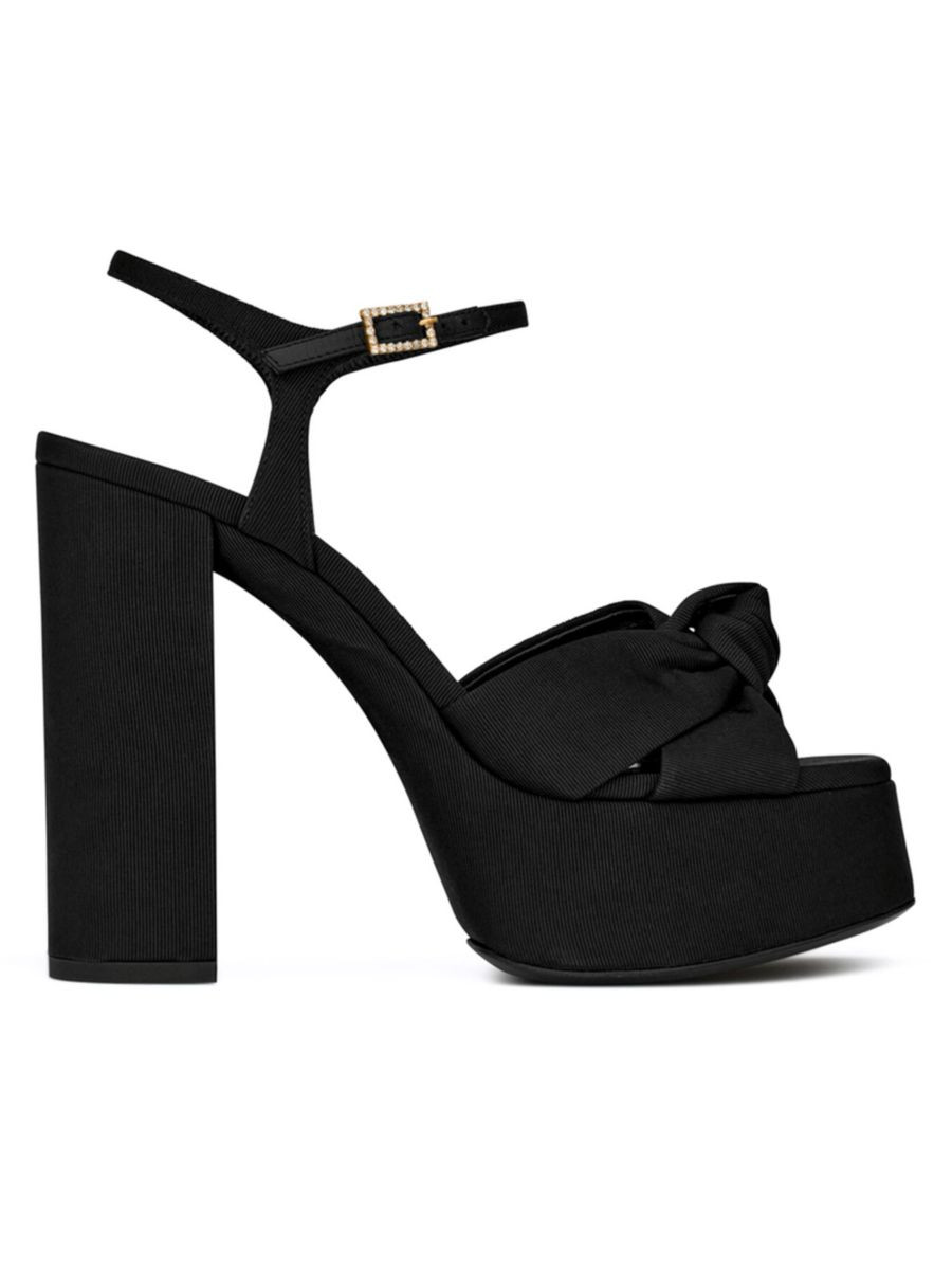 Bianca Platform Sandals In Ottoman Fabric | Saks Fifth Avenue