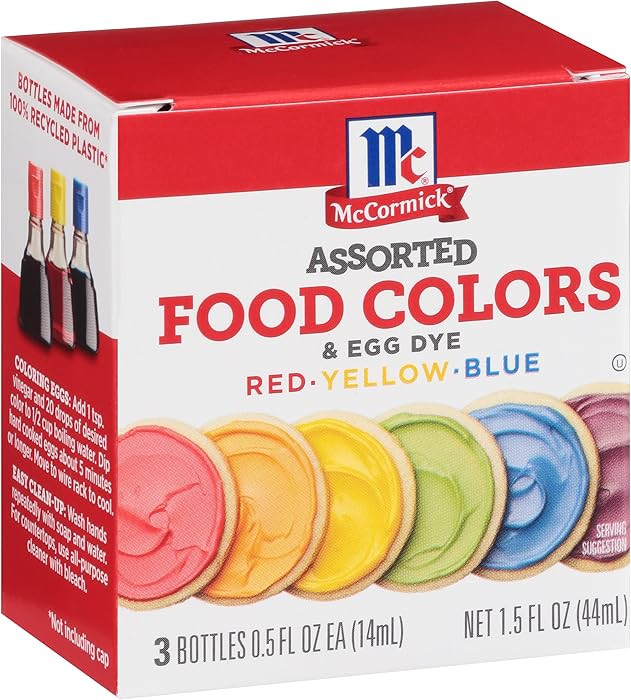 McCormick Assorted Food Colors & Egg Dye, 1.5 fl oz | Amazon (US)
