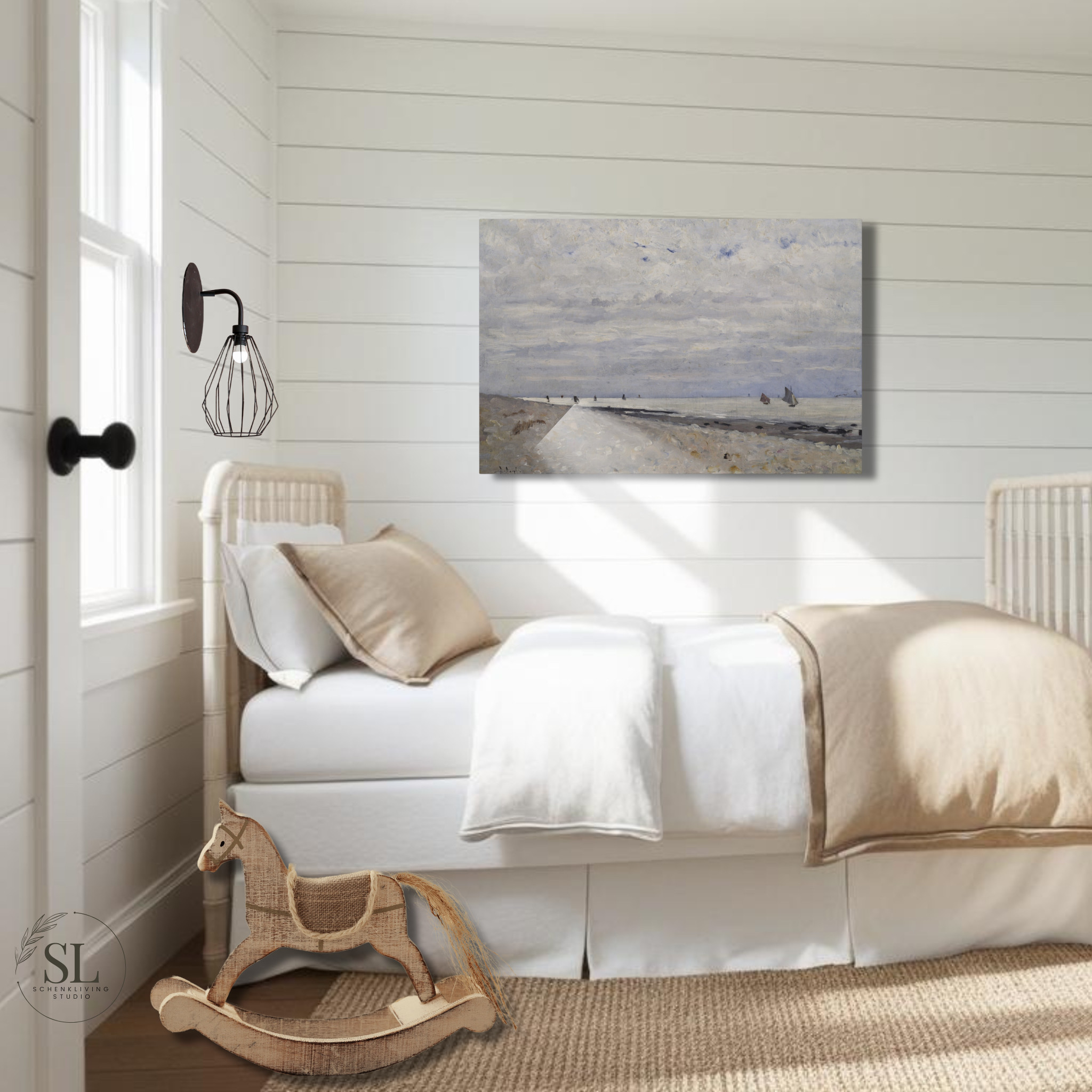 Vintage Seascape on Canvas for your child's beach bedroom  

 #LTKstyletip #LTKkids #LTKgiftguide