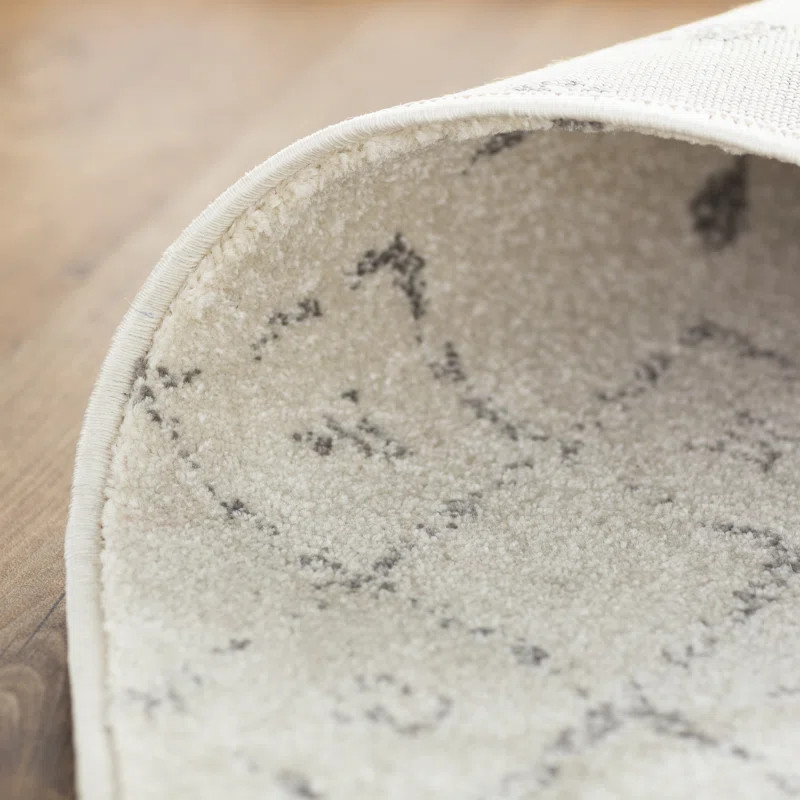 Lucienne Geometric Gray Area Rug | Wayfair North America