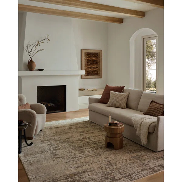 Loloi Nellie Dove / Natural Area Rug | Wayfair North America