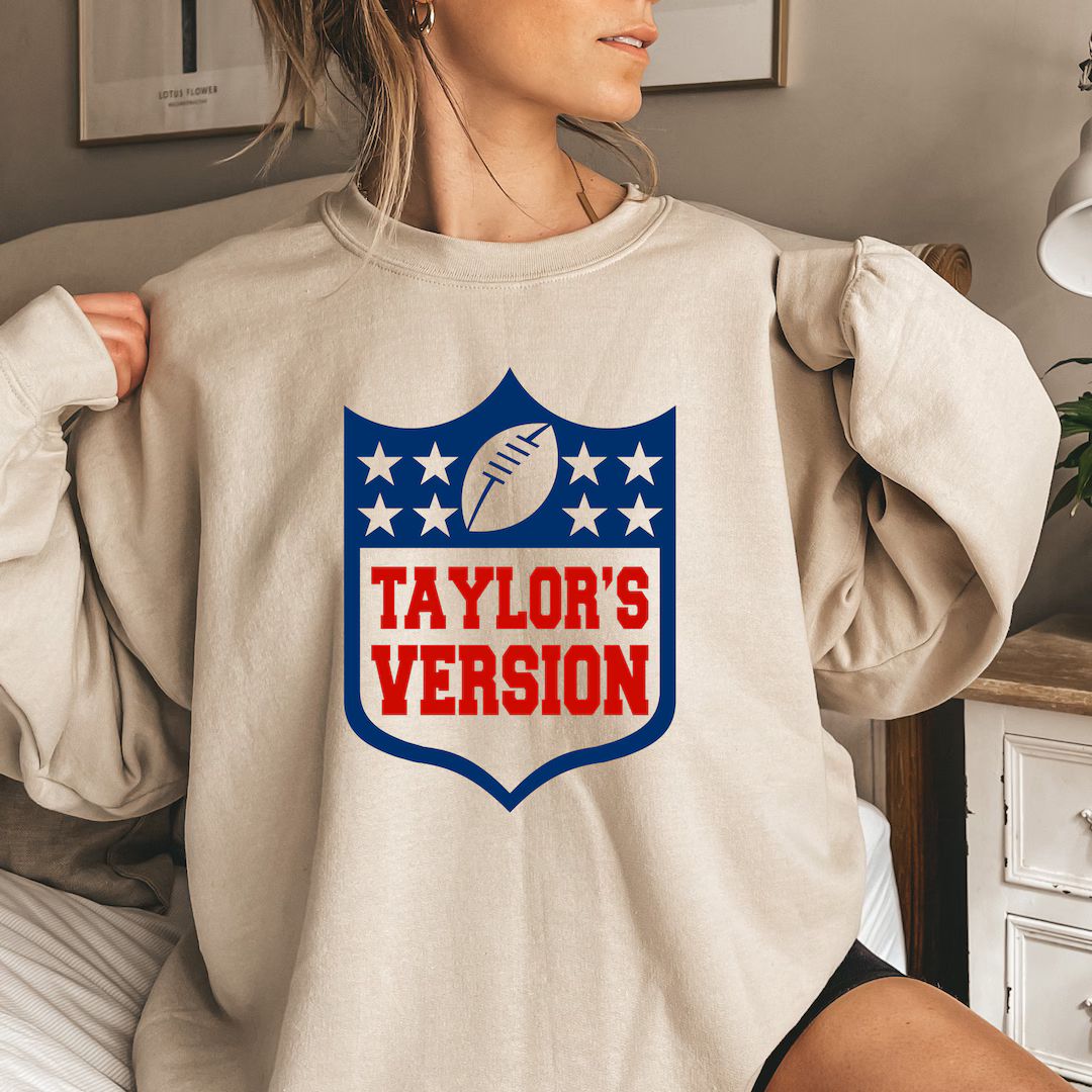 Football Sweatshirt, Taylor's Version Football Sweatshirt, Trendy Sweatshirts for Football Fans, ... | Etsy (US)