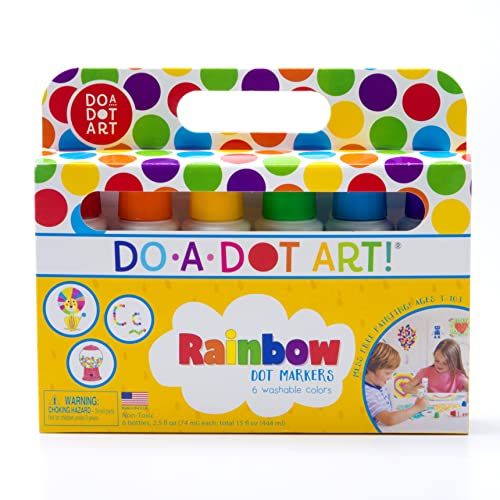Amazon.com: Do A Dot Art! Markers 6-Pack Rainbow Washable Paint Markers, The Original Dot Marker ... | Amazon (US)