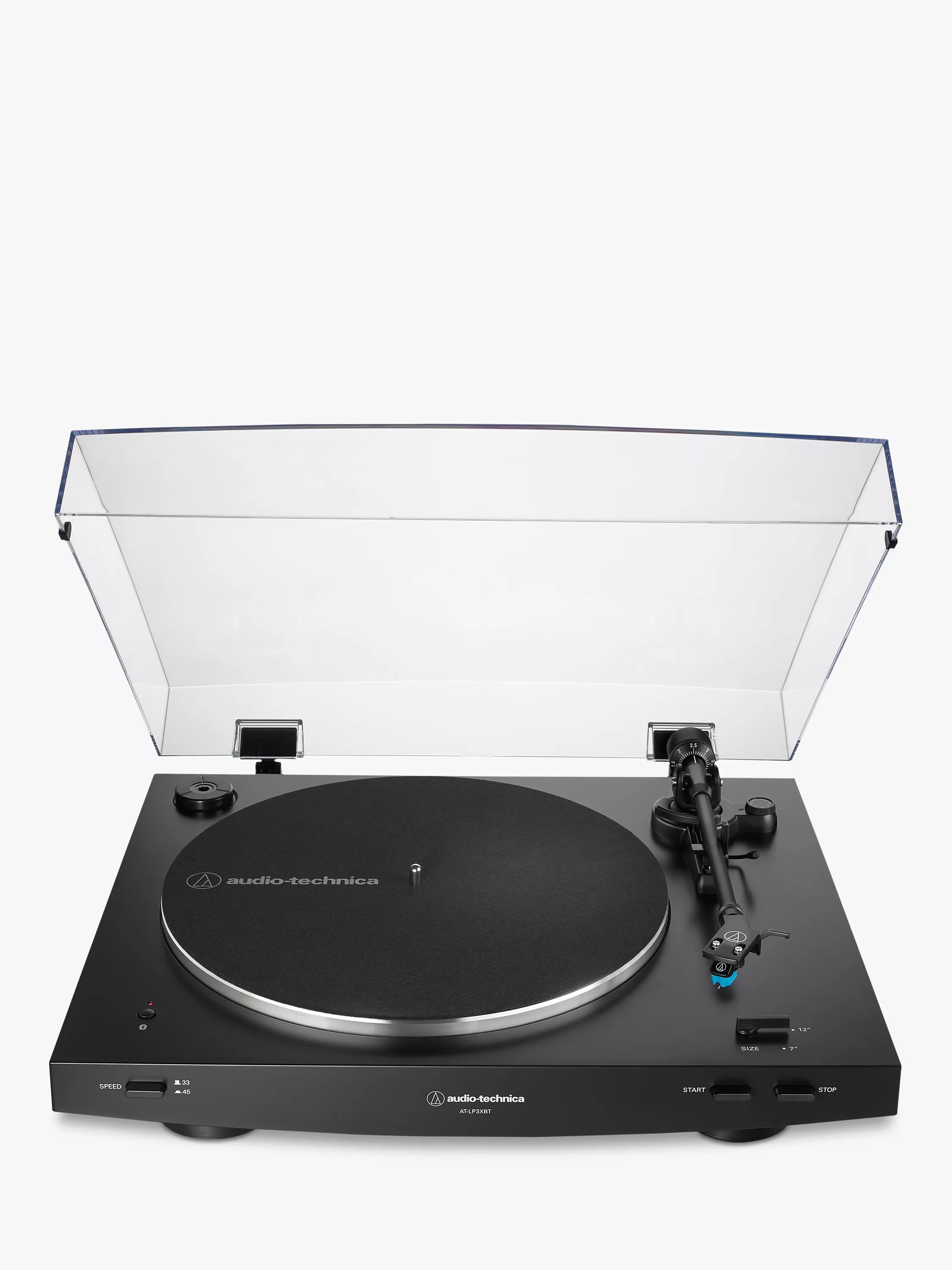 Audio-Technica AT-LP3XBT Bluetooth Turntable, Black | John Lewis (UK)