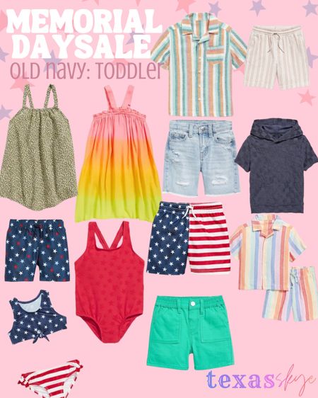 Old navy Memorial Day sale: 50% off site 

Toddler outfits
Toddler summer outfits
Toddler girl
Toddler boy
Toddler 4th of July

#LTKsalealert #LTKunder50 #LTKkids
