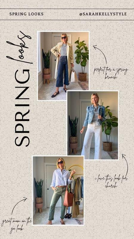 Spring outfit ideas for brunch, kids school events, errands 

#LTKSeasonal #LTKover40 #LTKfindsunder100