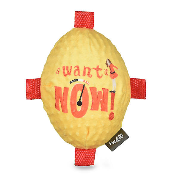 Willy Wonka Golden Egg Plush with Textured Squeaker Ball Dog Toy | PetSmart