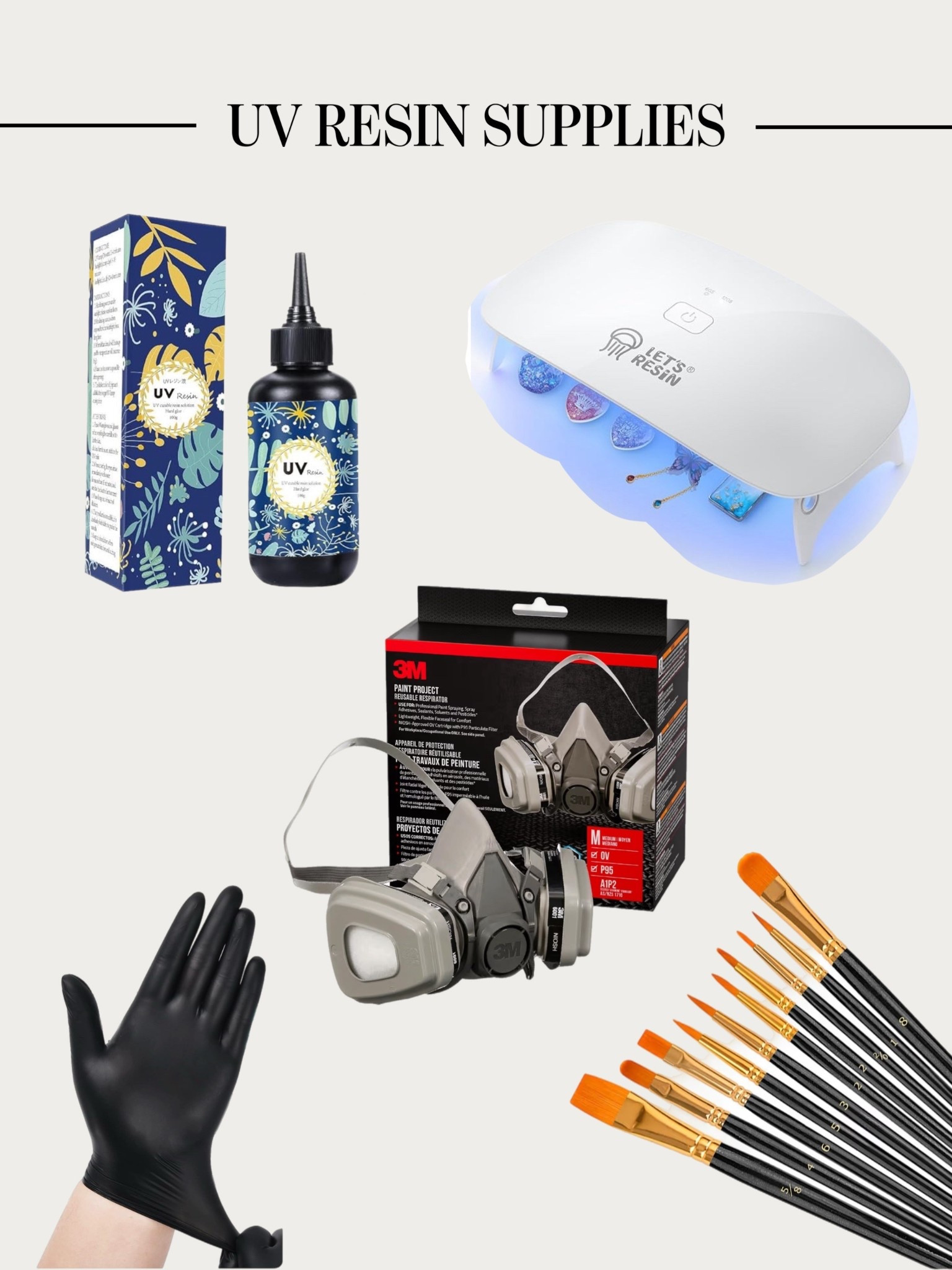 UV Resin supplies. Everything I use when I’m using resin in my projects!

Crafts, resin, clay, decor, Amazon, diy

#LTKdayinmylife #LTKHome #LTKvlog