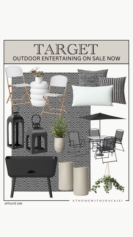 Outdoor sale now at target, target outdoor sale, outdoor patio, patio furniture, target furniture on sale, styled outdoor space, sectional, chairs, patio set, lanterns, faux plants, outdoor pillows outdoor rug. 

#LTKStyleTip #LTKHome #LTKSeasonal