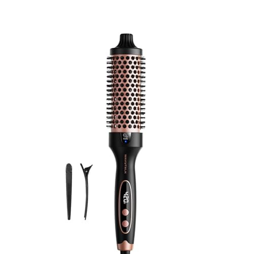 Wavytalk Blowout Boost Thermal Brush, 1.5 inch Heated Round Brush Curling Iron for Blowout Look, Dual Voltage, Ceramic Tourmaline, Ionic Technology, 5 Temperature Settings | Amazon (US)