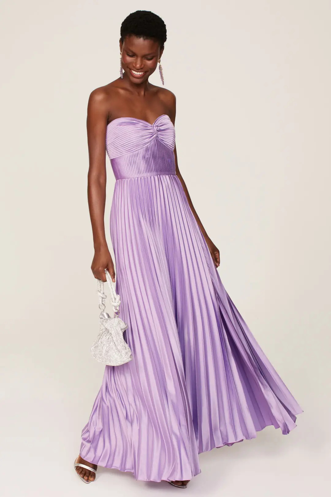 Stef Pleated Gown | Rent the Runway