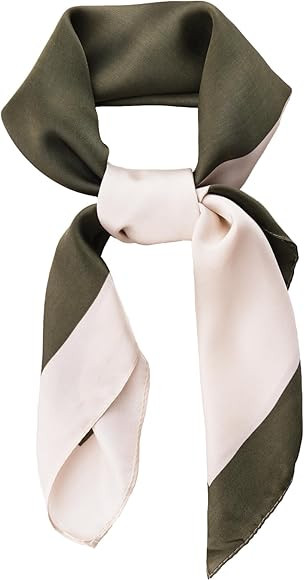 Wuliim Silk Like Satin Head Scarf Medium Square Scarf Neckerchief Asthetic Bandanas | Amazon (CA)